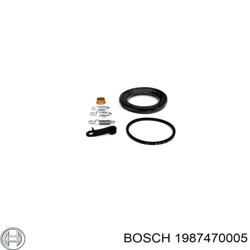 1987470005 Bosch juego de reparación, pinza de freno delantero