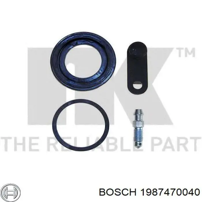 Kit de reparación de pinzas de freno trasero 1987470040 Bosch