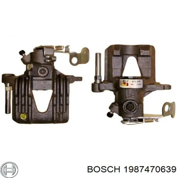 1987470639 Bosch juego de reparación, pinza de freno delantero