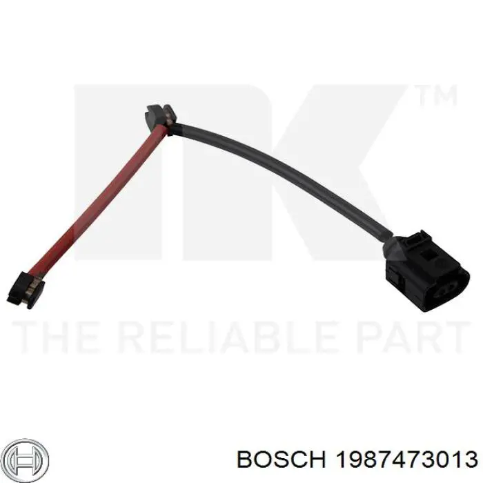 Sensor de desgaste de pastillas de freno trasero Bosch 1987473013 precio, desde 5,26 EUR