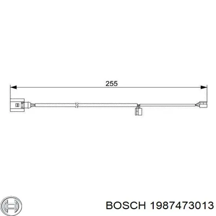 1987473013 Bosch contacto de aviso, desgaste de los frenos, trasero