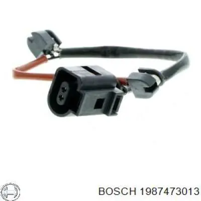 1987473013 Bosch Sensor de desgaste de pastillas de freno trasero