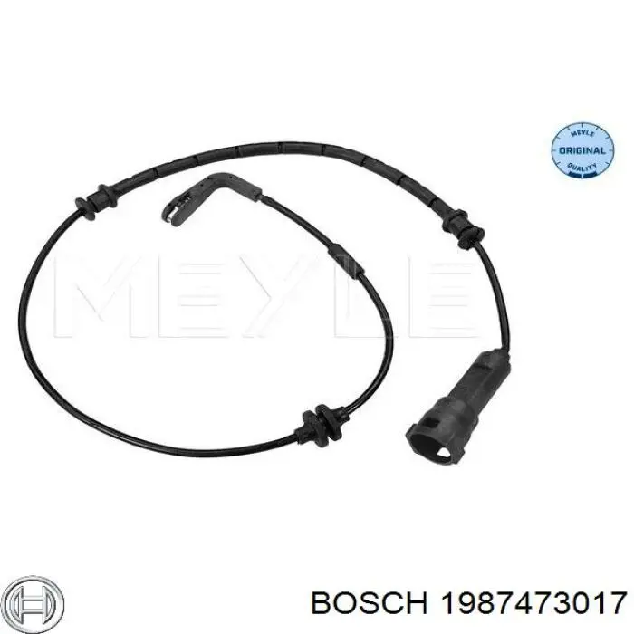 1987473017 Bosch contacto de aviso, desgaste de los frenos