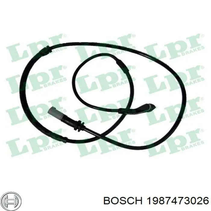 Comprar 1987473026 Bosch Sensor de desgaste de pastillas de freno trasero