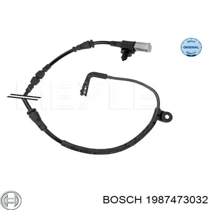 1987473032 Bosch contacto de aviso, desgaste de los frenos, trasero