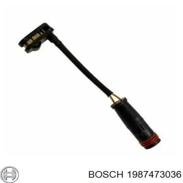 Sensor de desgaste de pastillas de freno trasero Bosch 1987473036 precio, desde 3,73 EUR