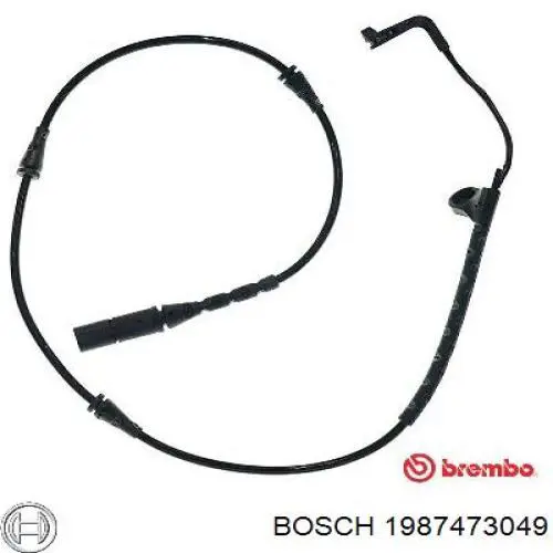 1987473049 Bosch contacto de aviso, desgaste de los frenos