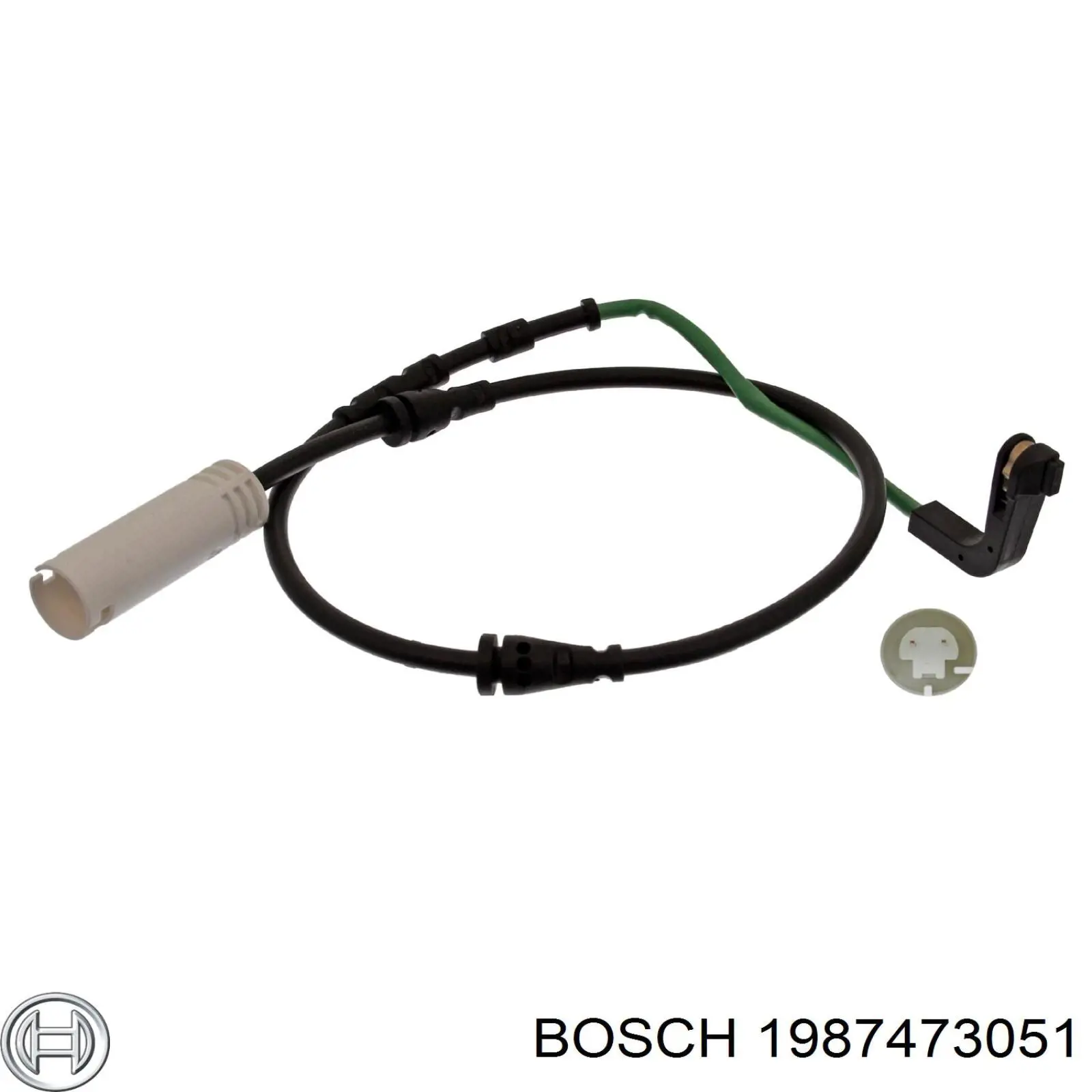 1 987 473 051 Bosch contacto de aviso, desgaste de los frenos, delantero izquierdo