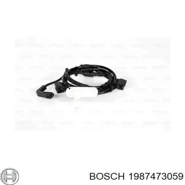 1987473059 Bosch contacto de aviso, desgaste de los frenos, trasero