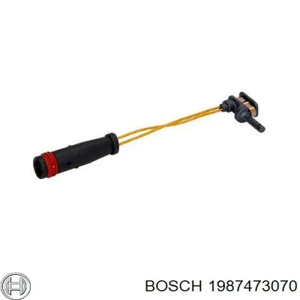 1987473070 Bosch contacto de aviso, desgaste de los frenos, trasero