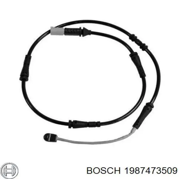 1987473509 Bosch contacto de aviso, desgaste de los frenos, trasero