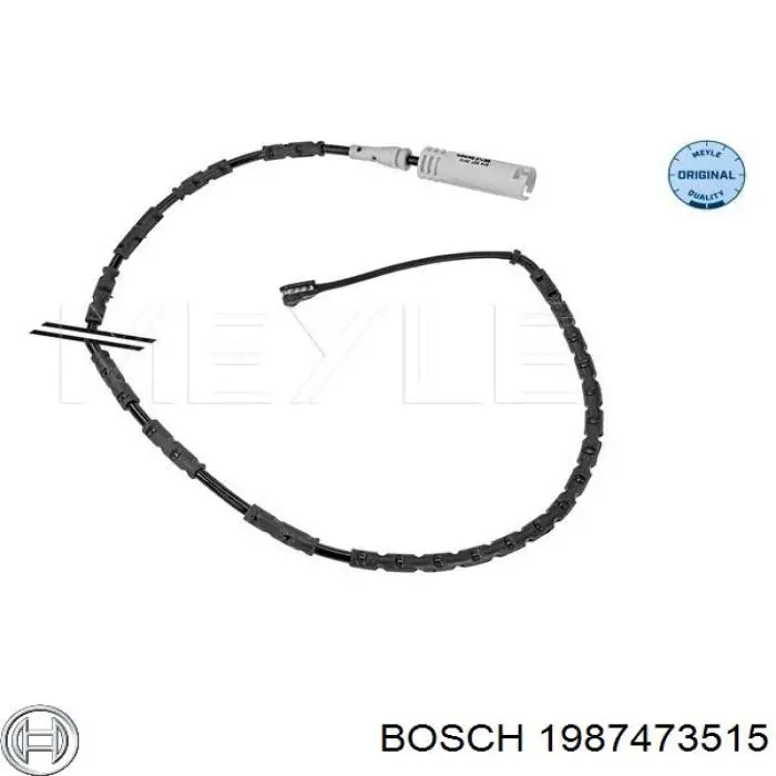 1987473515 Bosch contacto de aviso, desgaste de los frenos, trasero