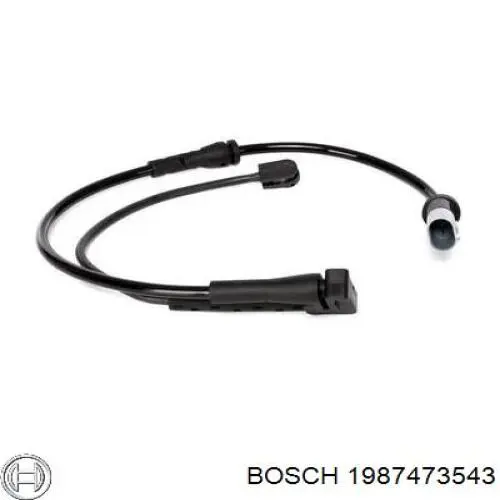 1987473543 Bosch contacto de aviso, desgaste de los frenos