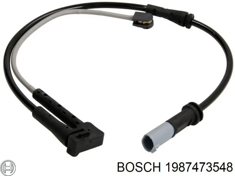 1987473548 Bosch contacto de aviso, desgaste de los frenos, delantero izquierdo