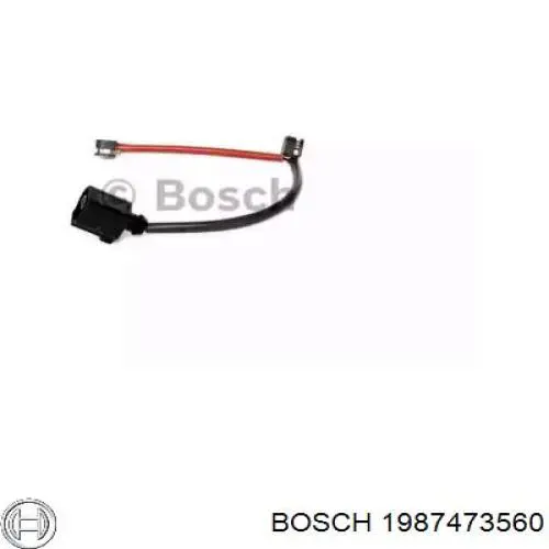 1 987 473 560 Bosch contacto de aviso, desgaste de los frenos, trasero