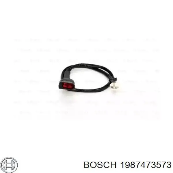 1987473573 Bosch Sensor de desgaste de pastillas de freno trasero