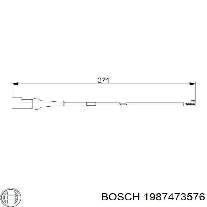 882144 Triclo Sensor de desgaste de pastillas de freno trasero