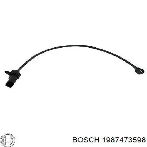 1987473598 Bosch contacto de aviso, desgaste de los frenos