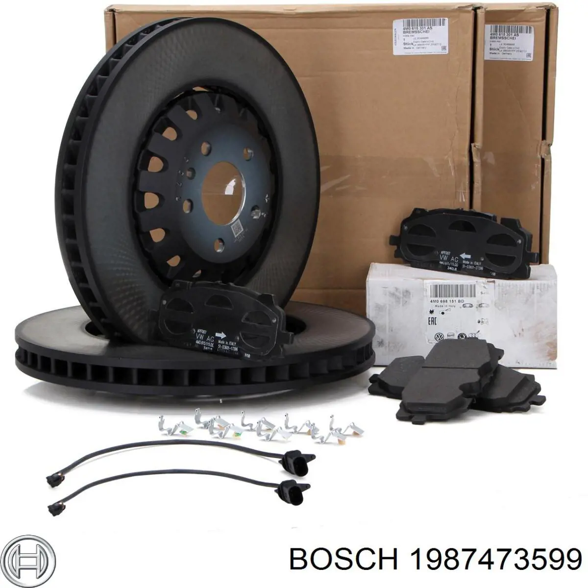 Comprar 1987473599 Bosch Sensor de desgaste de las pastillas de freno delanteras