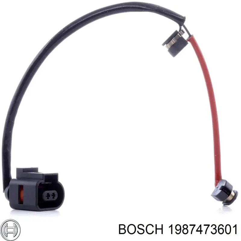 1987473601 Bosch contacto de aviso, desgaste de los frenos, trasero