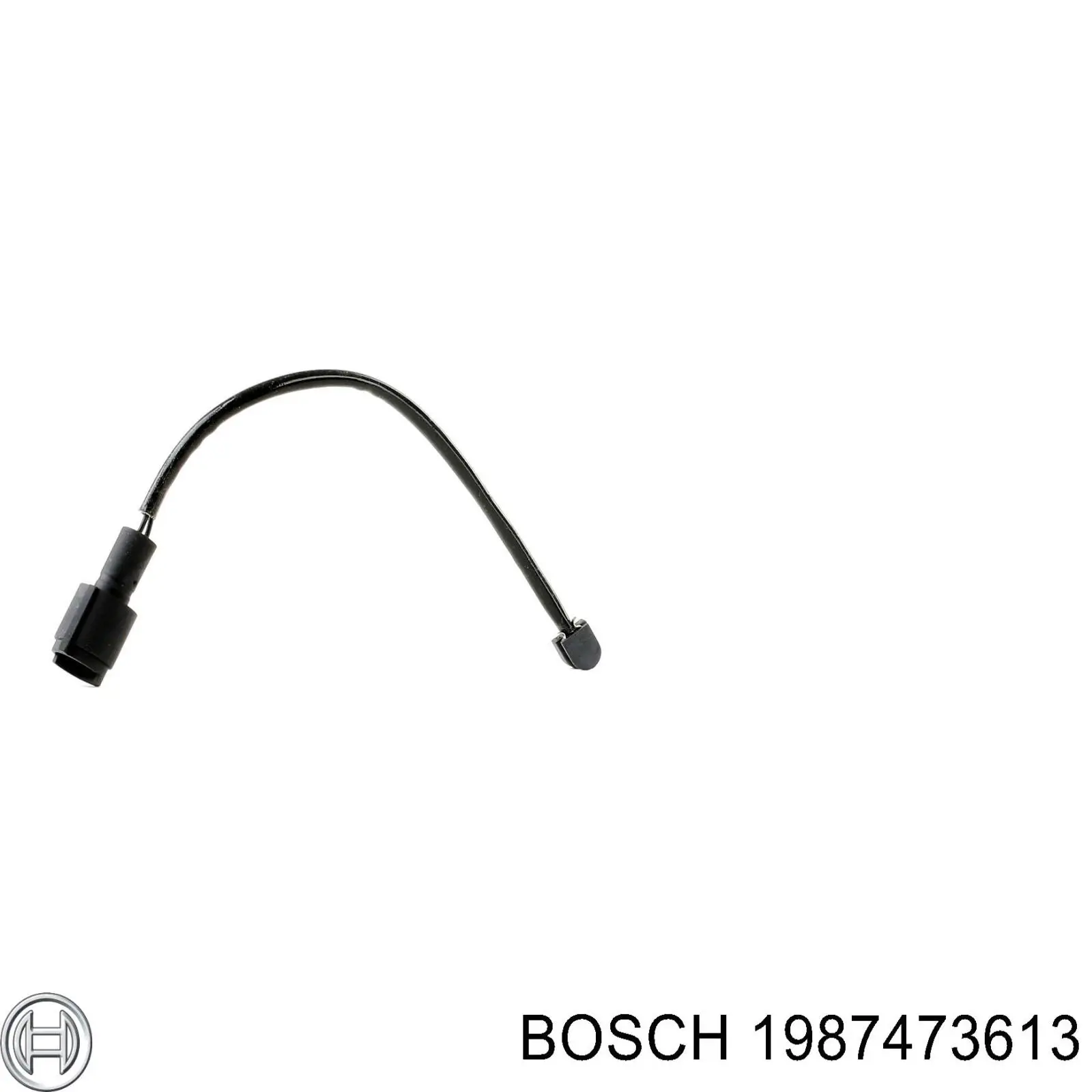 1987473613 Bosch Sensor de desgaste de las pastillas de freno delanteras