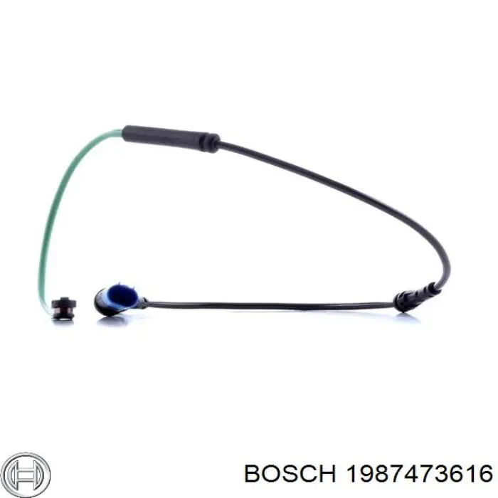 Sensor de desgaste de las pastillas de freno delanteras Bosch 1987473616 precio, desde 12,89 EUR