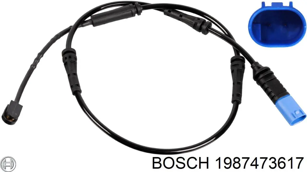 1987473617 Bosch sensor abs trasero