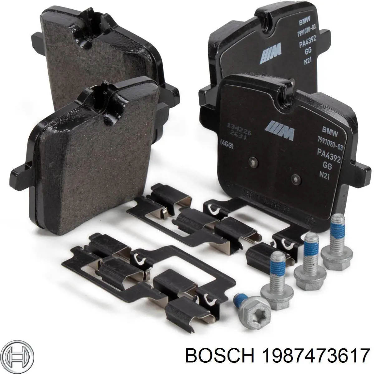 Sensor de desgaste de pastillas de freno trasero 1987473617 Bosch