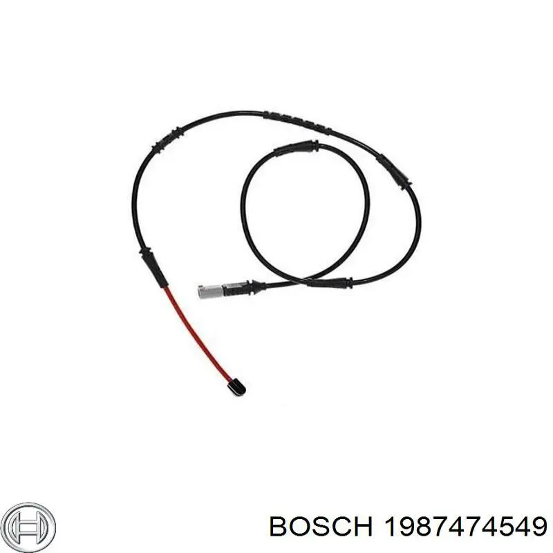1987474549 Bosch contacto de aviso, desgaste de los frenos, trasero