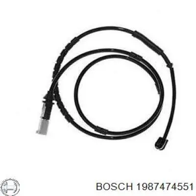 1987474551 Bosch contacto de aviso, desgaste de los frenos, trasero
