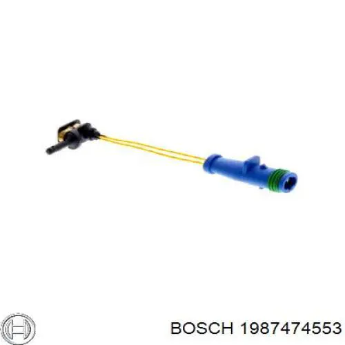 Sensor de desgaste de las pastillas de freno delanteras Triclo 881943