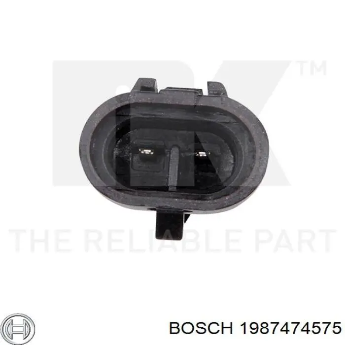 1987474575 Bosch contacto de aviso, desgaste de los frenos, trasero