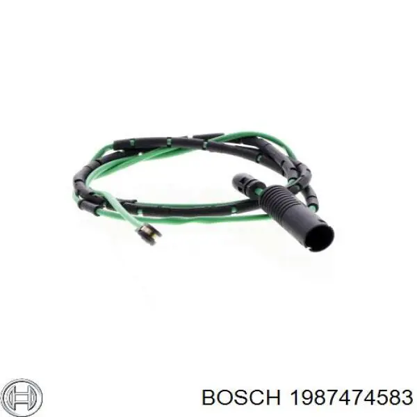 1987474583 Bosch contacto de aviso, desgaste de los frenos, trasero