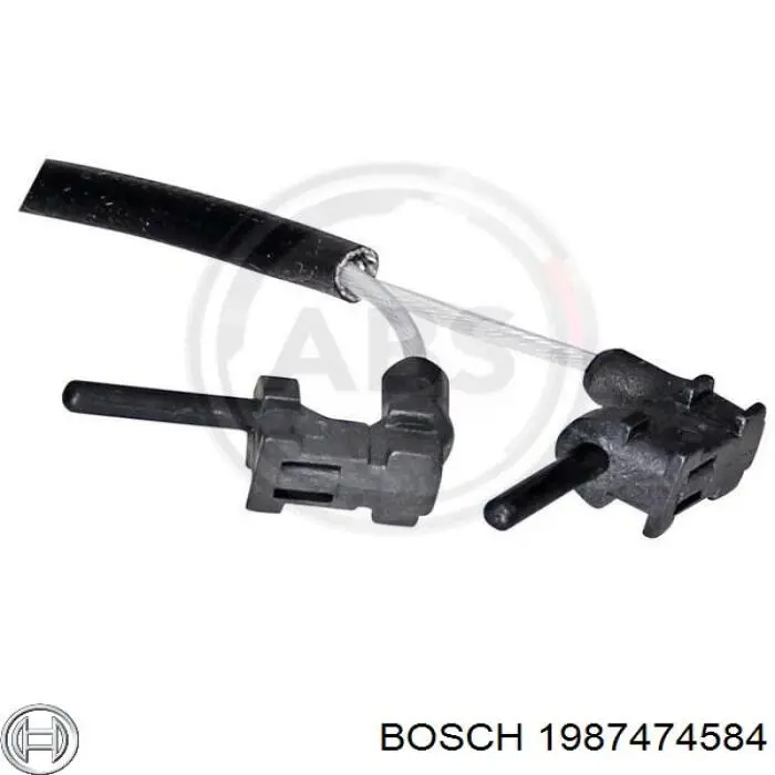 1987474584 Bosch contacto de aviso, desgaste de los frenos
