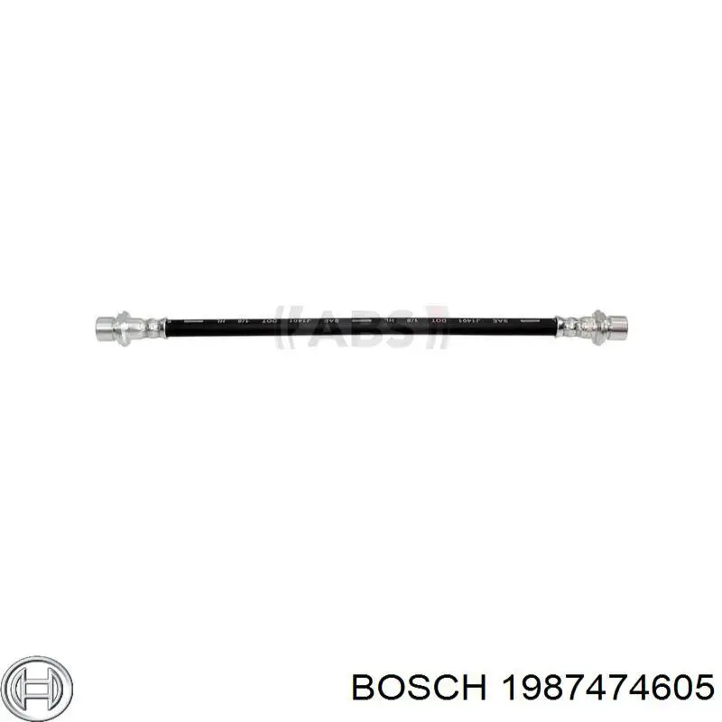 1987474605 Bosch conjunto de muelles almohadilla discos traseros