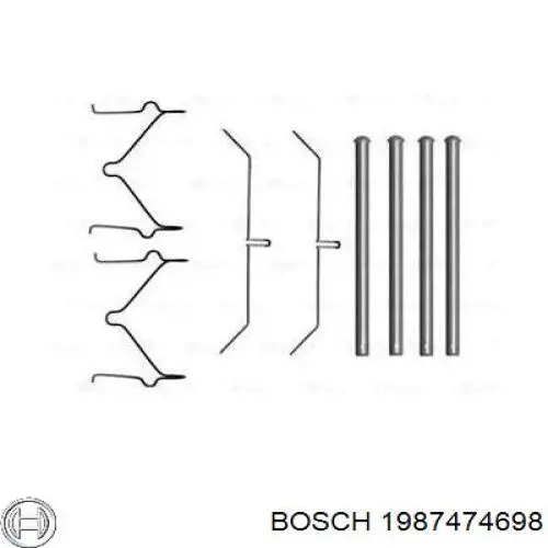 Juego de reparación de pastillas de freno 1701Q ABS