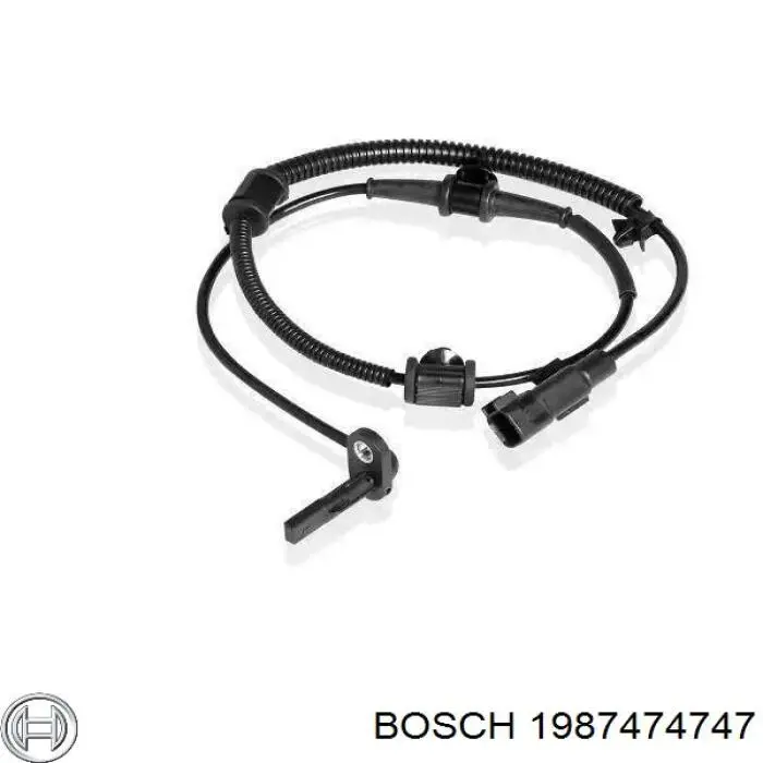 1987474747 Bosch Juego de resortes de sujeción de pastillas de freno traseras
