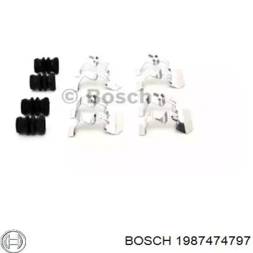 1 987 474 797 Bosch juego de reparación, pastillas de frenos