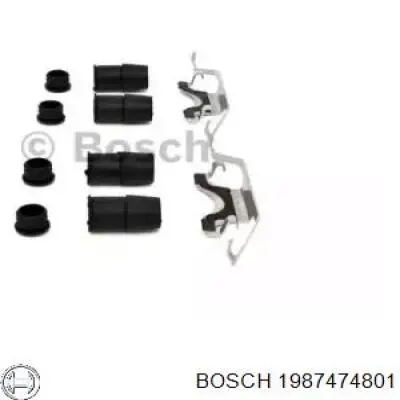 1987474801 Bosch conjunto de muelles almohadilla discos traseros