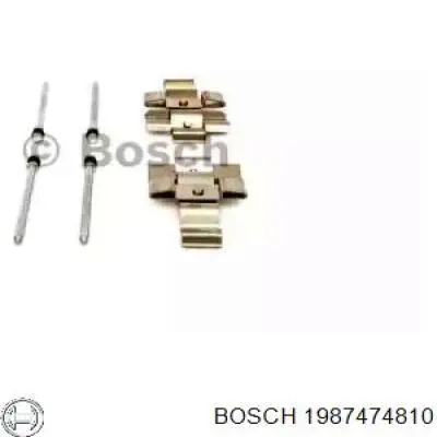1 987 474 810 Bosch juego de reparación, pastillas de frenos
