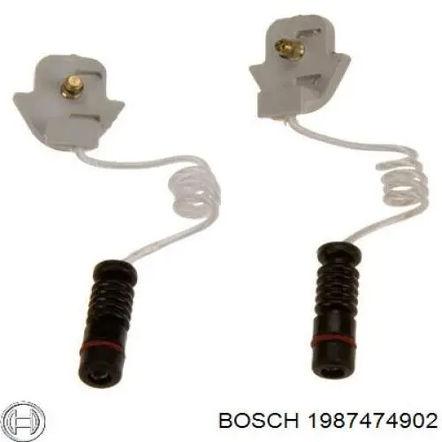 1987474902 Bosch contacto de aviso, desgaste de los frenos