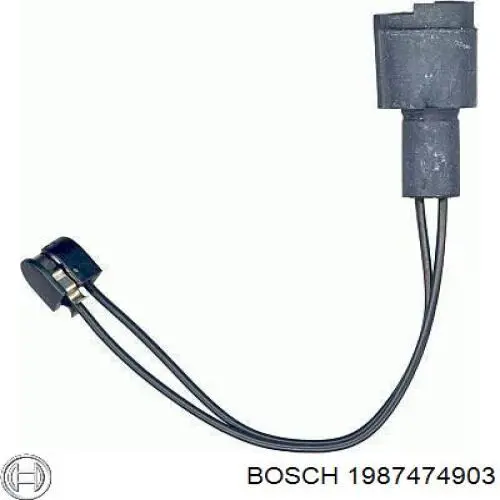 1987474903 Bosch contacto de aviso, desgaste de los frenos