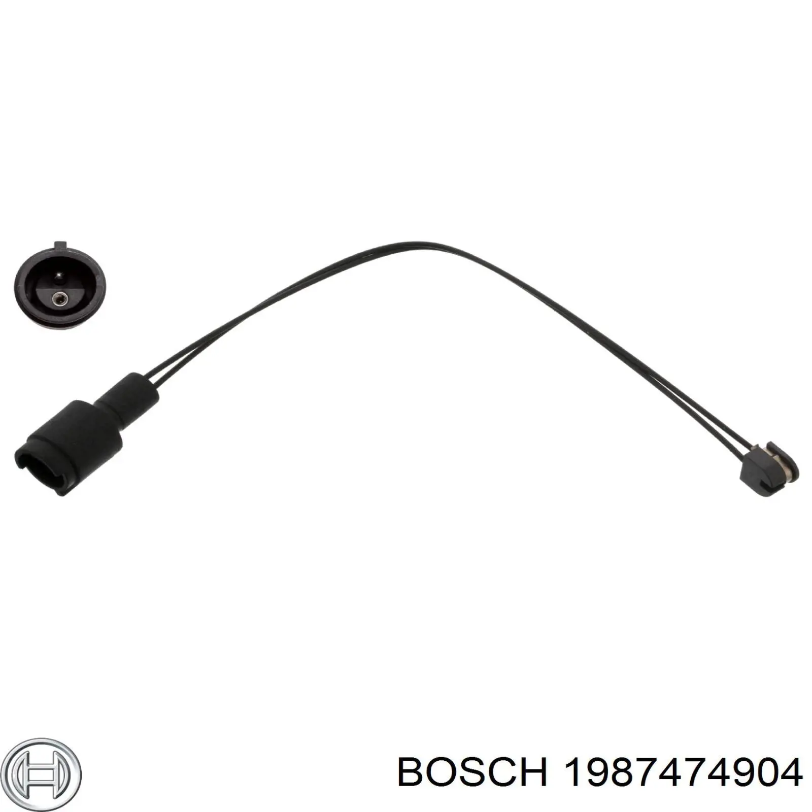 1987474904 Bosch contacto de aviso, desgaste de los frenos