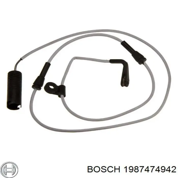 1987474942 Bosch contacto de aviso, desgaste de los frenos, trasero