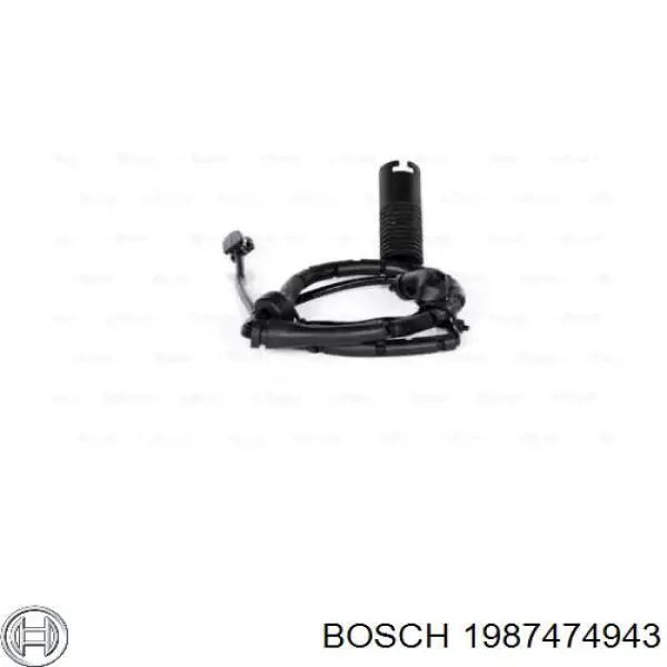 1987474943 Bosch contacto de aviso, desgaste de los frenos