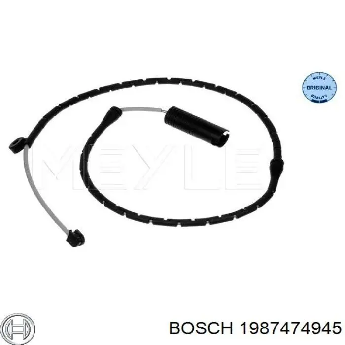 1987474945 Bosch contacto de aviso, desgaste de los frenos
