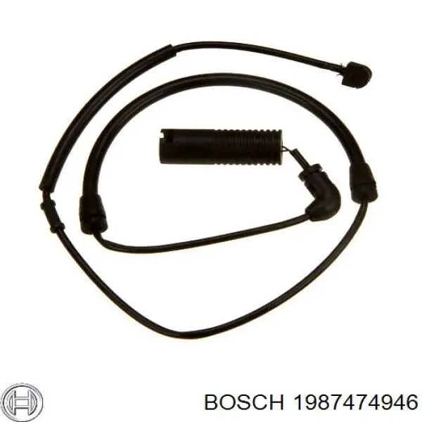1987474946 Bosch contacto de aviso, desgaste de los frenos, trasero