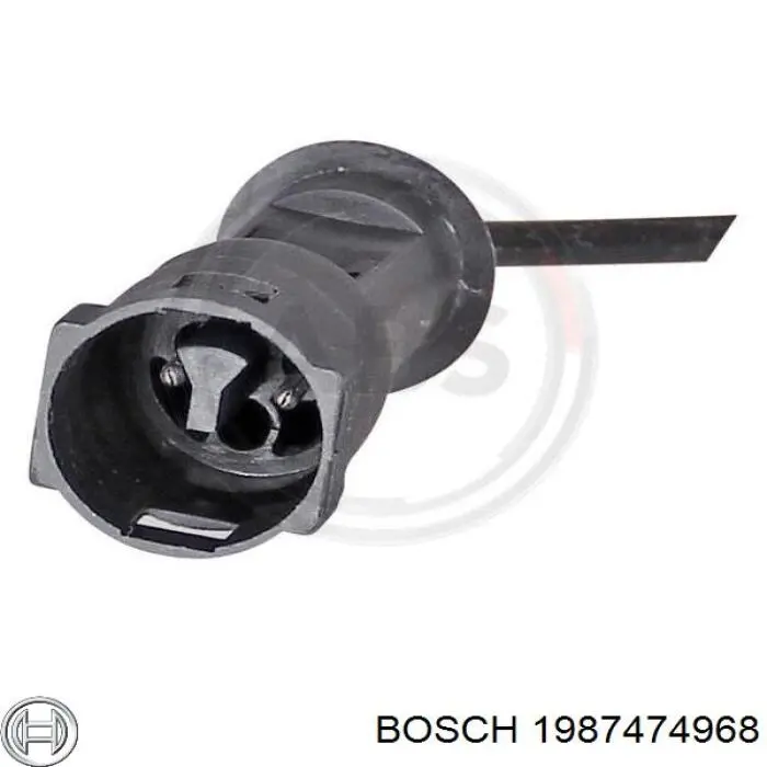 1987474968 Bosch contacto de aviso, desgaste de los frenos, delantero izquierdo