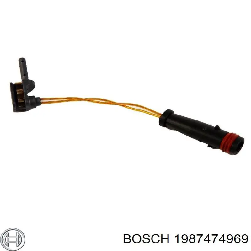 1987474969 Bosch Sensor de desgaste de las pastillas de freno delanteras