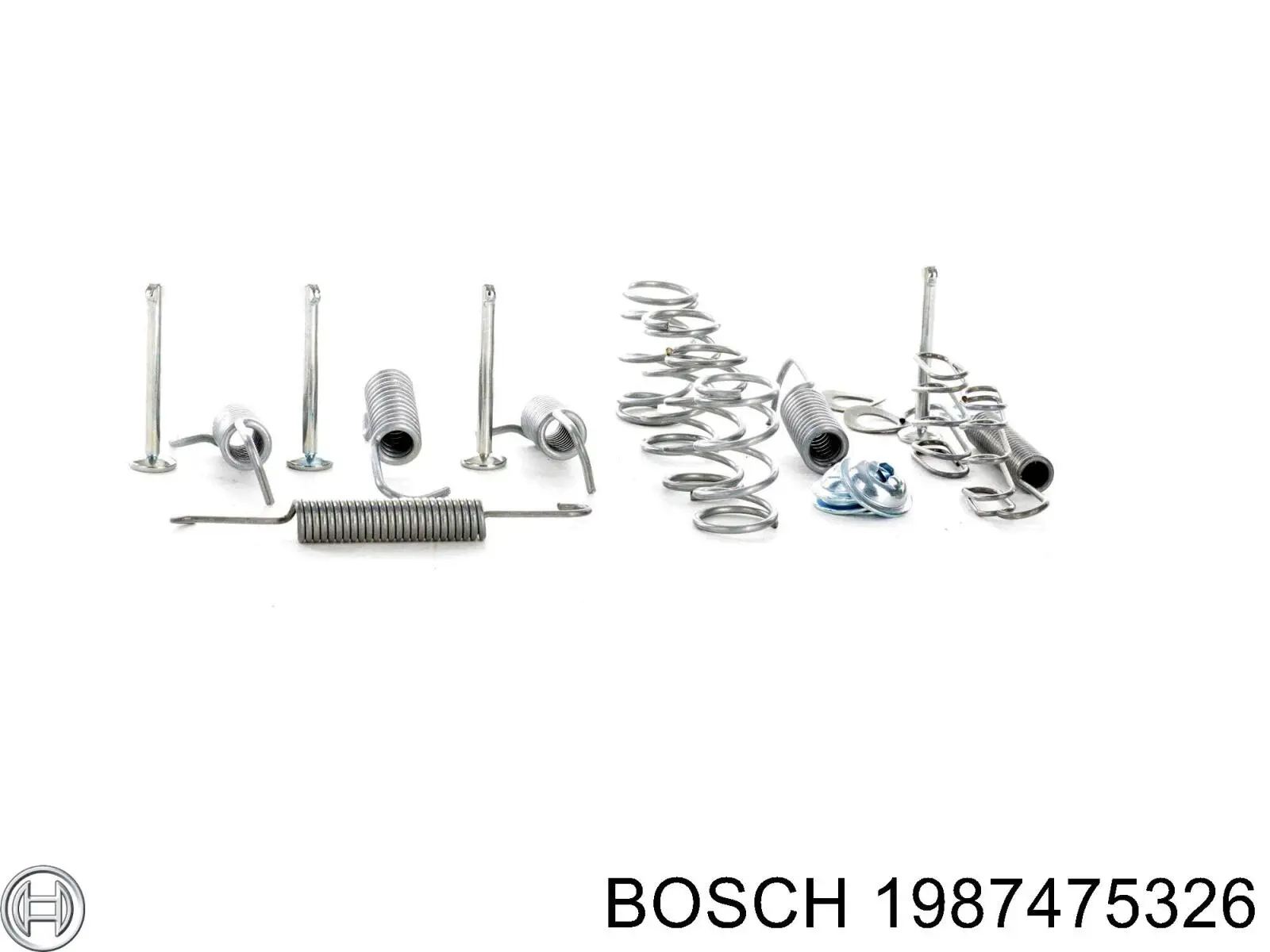 1987475326 Bosch Kit de montaje de zapatas de freno traseras